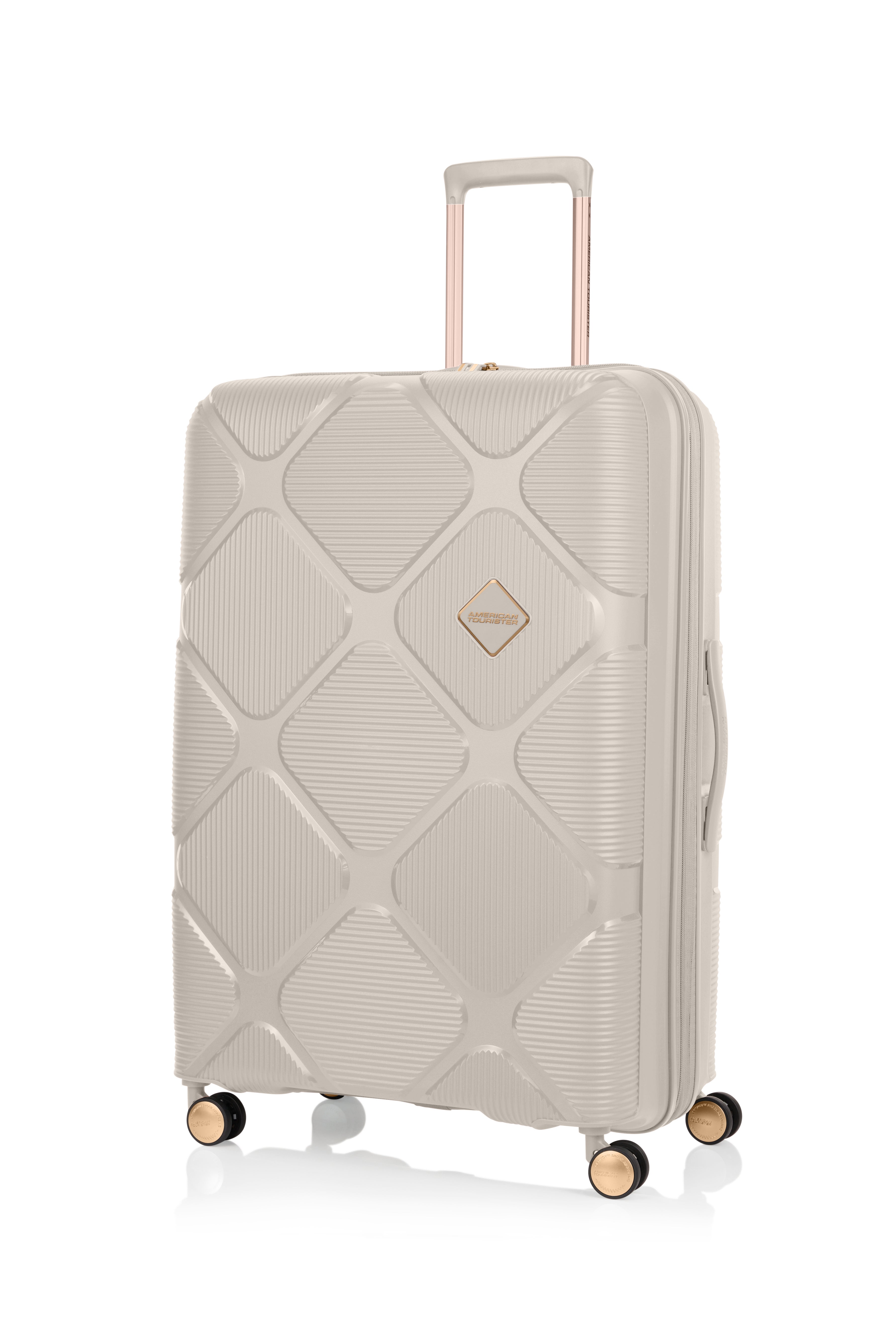 [レンタル] [8-10泊向けサイズ]アメリカンツーリスター インスタゴン スピナー81EXP 123L/拡張時139L ハード スーツケース クリーム