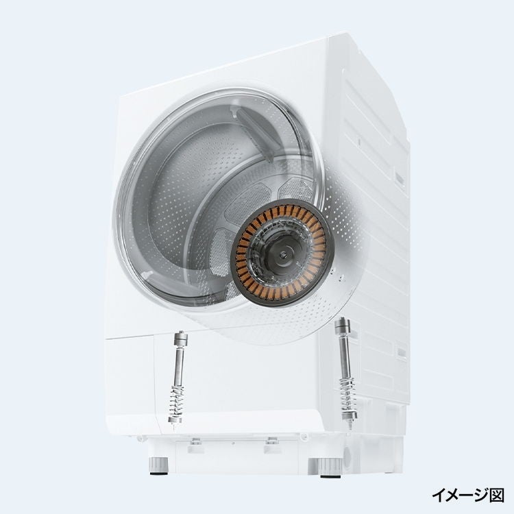 [レンタル] 東芝 【右開き】 ZABOON(ザブーン) TW-127XP5R 洗濯12kg/乾燥7kg ドラム式洗濯乾燥機 - 11