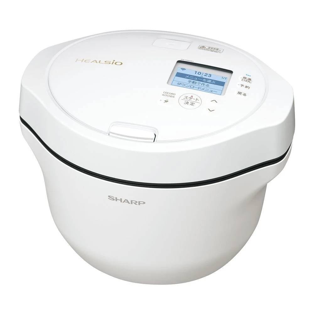 [レンタル] 【長期利用向け】 [新品]シャープ ヘルシオ ホットクック KN-HW24H 2〜6人用 2.4L容量 ホワイト - 2