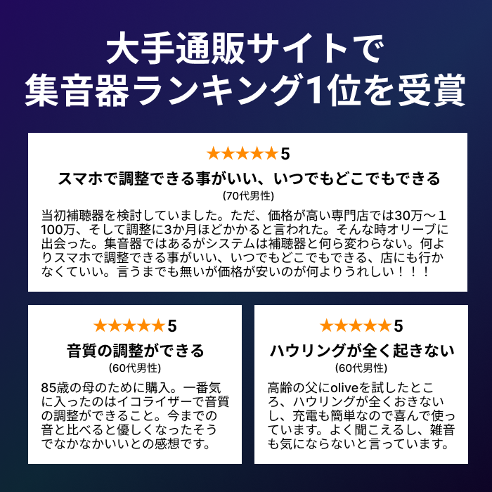 [レンタル] Olive Smart Ear Plus ワイヤレス集音器 - 12