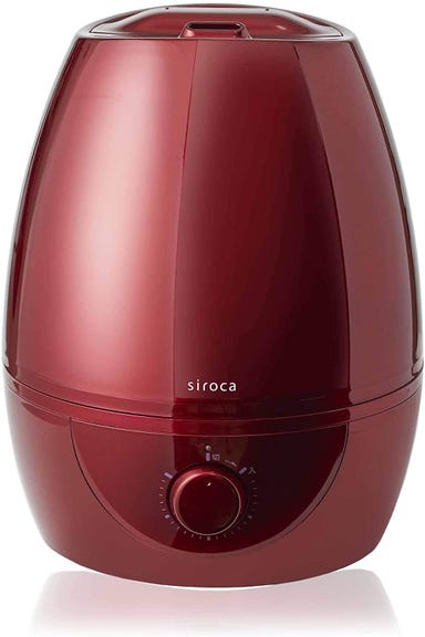 シロカ 5L加湿器 パールダークレッド (抗菌仕様) SD-C113 （木造6畳/プレハブ10畳）