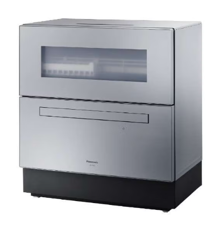 [レンタル] 【長期利用向け】[～食器40点]パナソニック 食器洗い乾燥機 NP-TZ500 分岐水栓対応 5人分 シルバー
