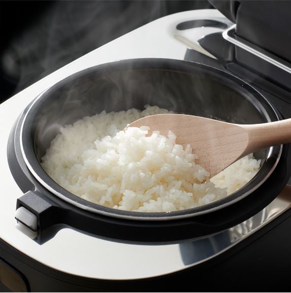 [レンタル] SHARP IHジャー炊飯器 PLAINLYシリーズ KS-HF05B (0.5〜3合炊き) - 5