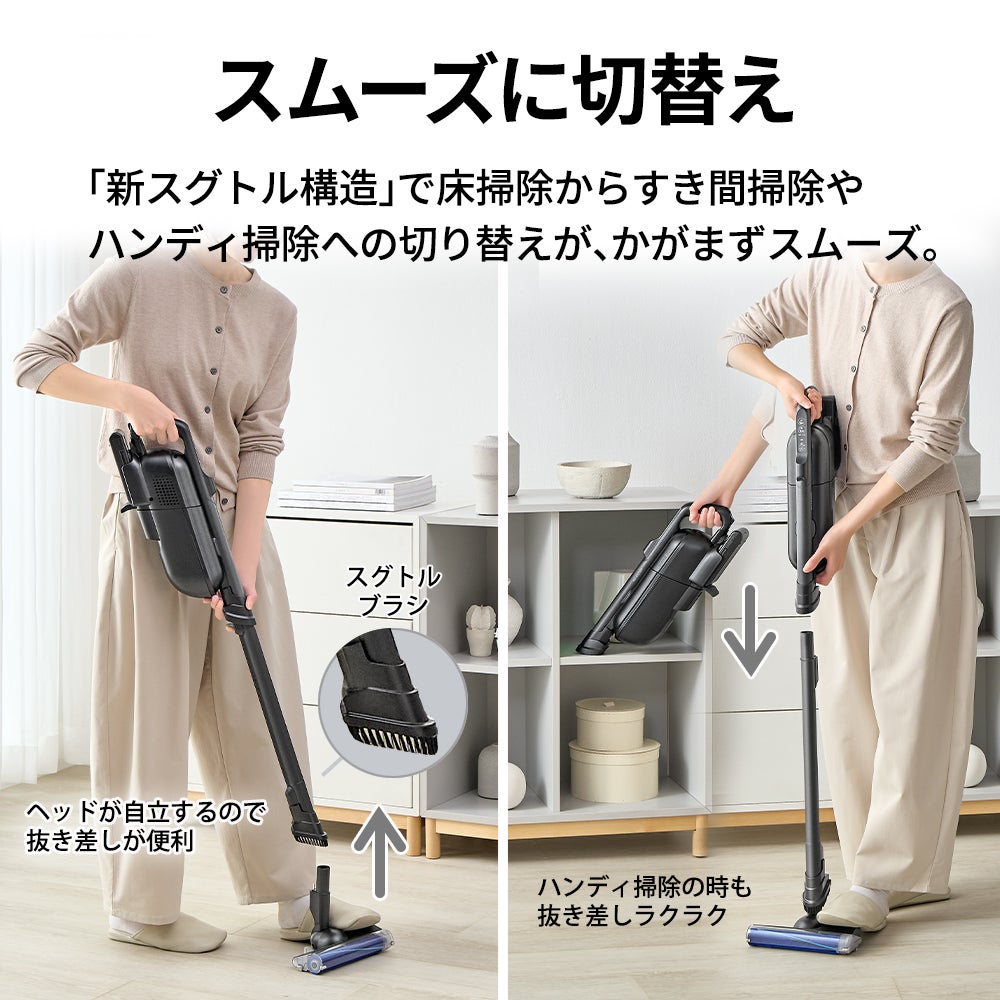 [レンタル] シャープ コードススティック 紙パック式掃除機 EC-KR70A - 11