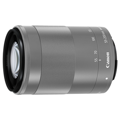 CANON EF-M 55-200mm F4.5-6.3 IS STM 望遠ズームレンズ シルバー