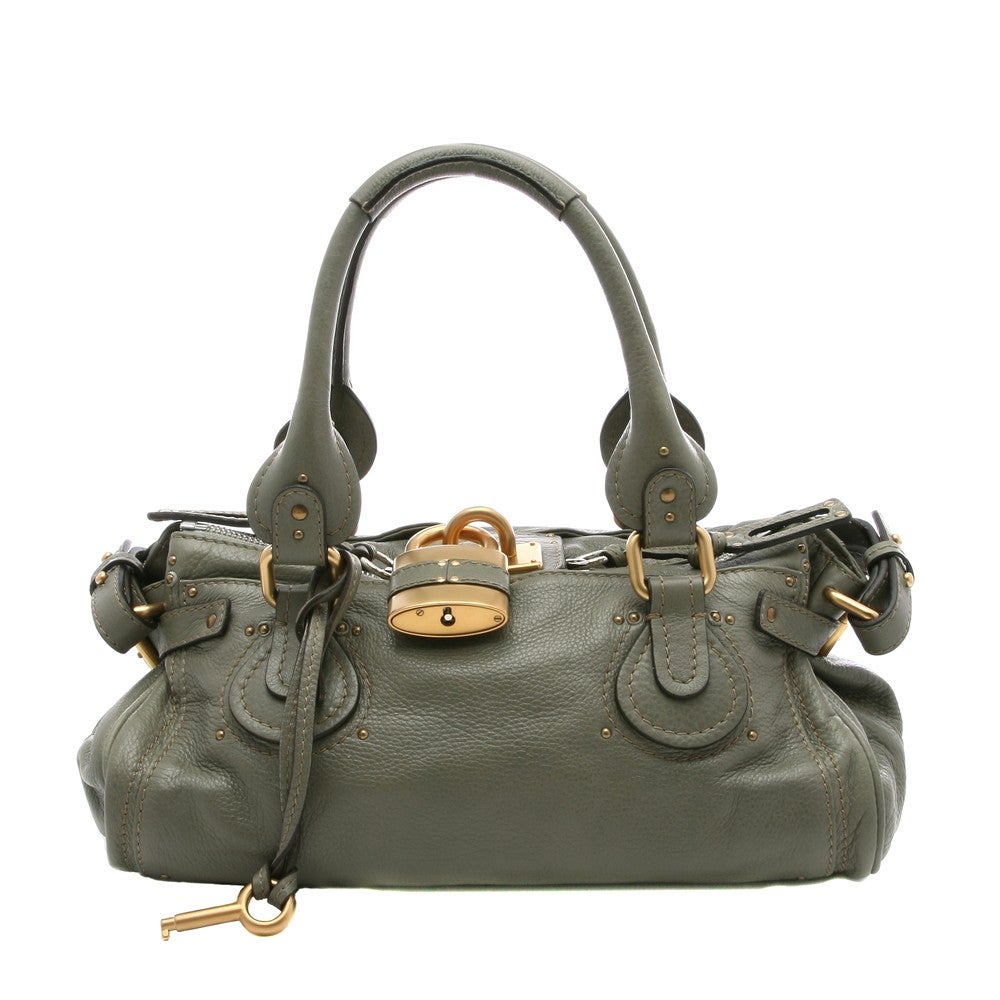 [レンタル] レディース クロエ パディントン CALF 2wayハンドバッグ 鍵付き - 8