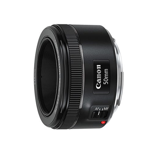 お値下げ】canon 50mm 単焦点レンズ (プロテクター レンズフード付