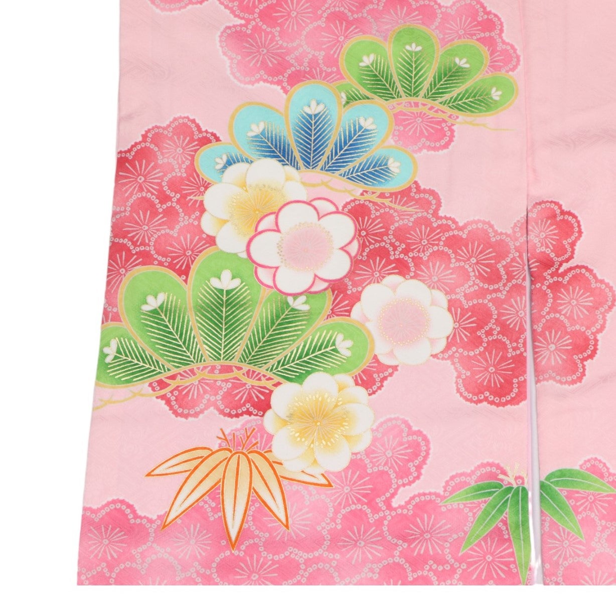 [レンタル] 女の子 お宮参り 産着レンタル6点フルセット 貝桶 ピンクの宅配レンタル - 2