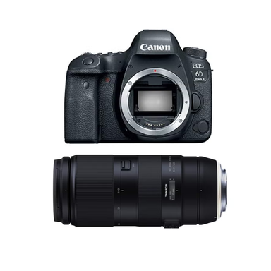CANON EOS 6D Mark IIとタムロンの望遠ズームレンズ(100-400mm) セット
