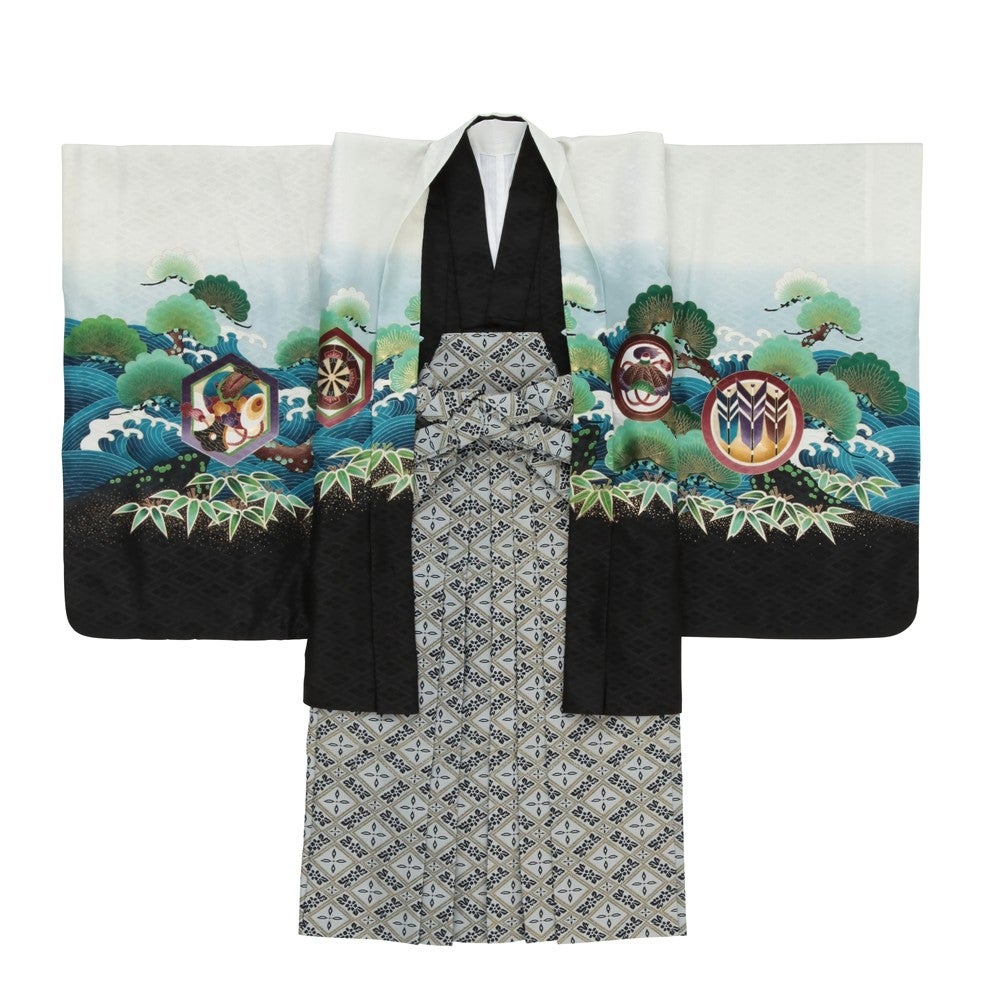 [レンタル] 七五三/節句 袴セット 5歳 男の子 大松 鷹の宅配レンタル - 4