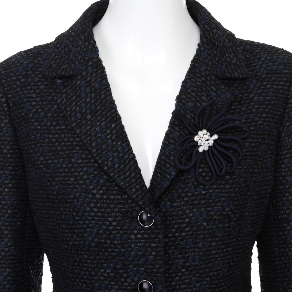 [レンタル] ルネ セレモニースーツ2点セット(ジャケット+スカート) ネイビーの宅配レンタル - 2