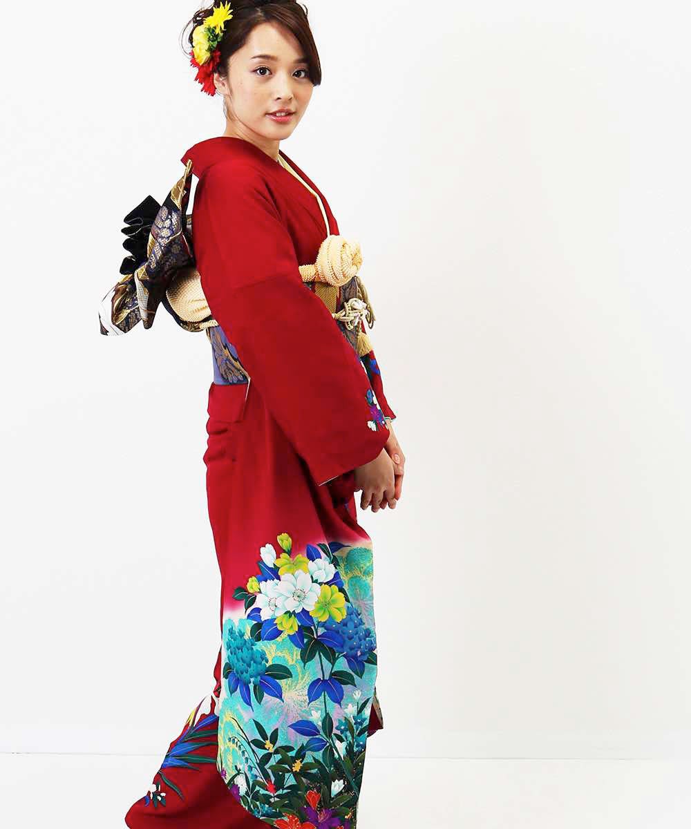 [レンタル] 【対応身長155-170cm】レンタル振袖フルセット-124の宅配レンタル - 4