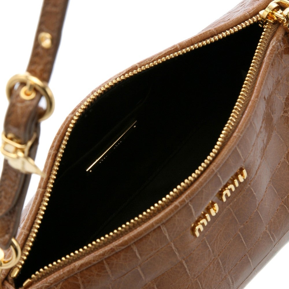 [レンタル] レディース ミュウミュウ カタオシレザー ハンドバッグ - 4
