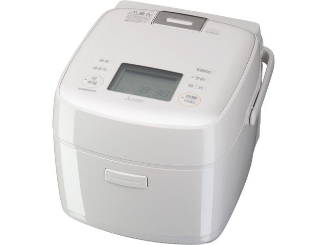 [レンタル] [3.5合炊き] 三菱電機 備長炭 炭炊釜 NJ-SE06H 炊飯器 白亜麻