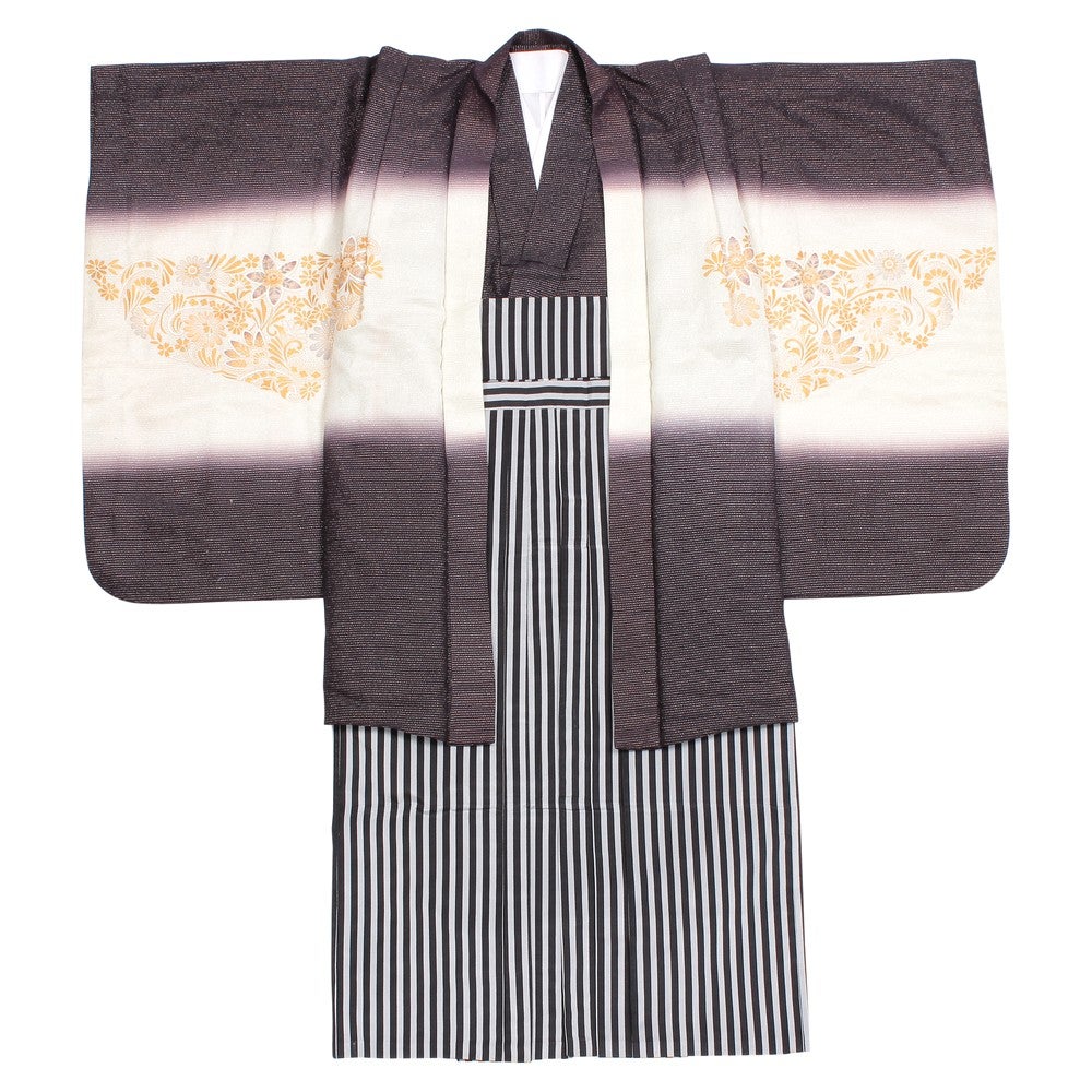 [レンタル] 七五三/節句 袴セット 5歳 男の子 聡明 金色の宅配レンタル - 4