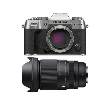 富士フイルム X-T50とシグマの便利ズームレンズ(16-300mm)セット ミラーレス一眼 シルバー