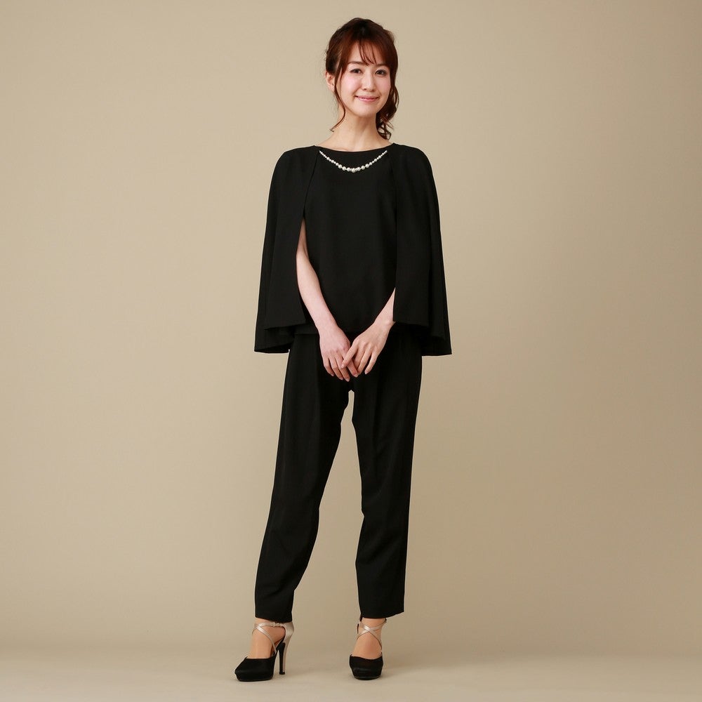 レディース パラダイスピクニック ケープ付きパンツドレス