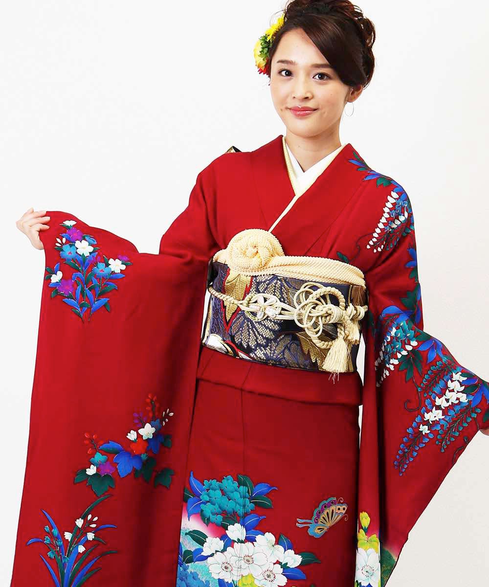 [レンタル] 【対応身長155-170cm】レンタル振袖フルセット-124の宅配レンタル - 5