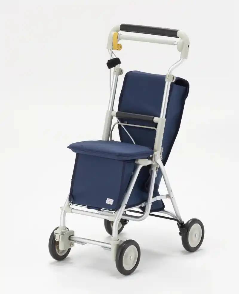 [レンタル] 【送料別】フランスベッド FBライトミニ 背袋付き・紺(酸素ボンベ収納可) - 3