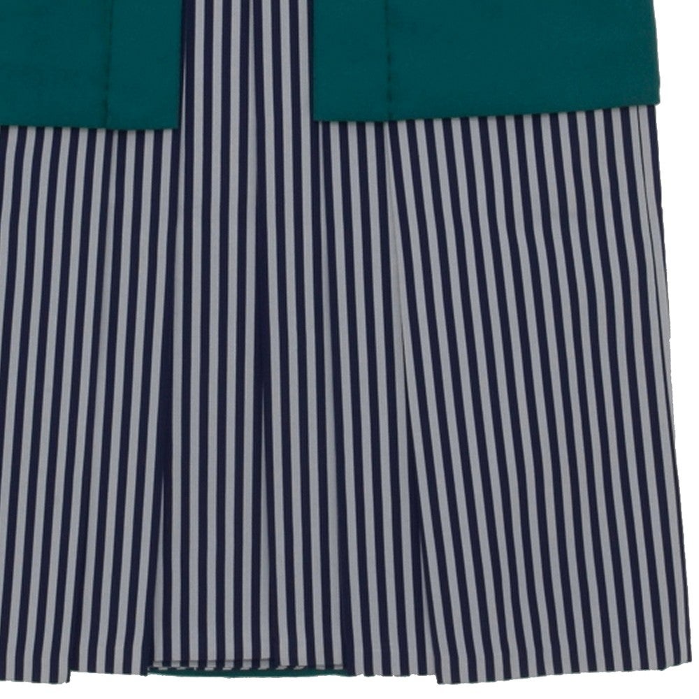 [レンタル] 七五三/節句 袴セット 5歳 男の子 雷 龍 グリーン