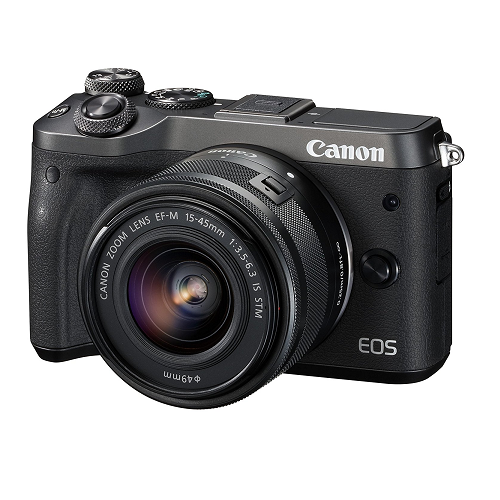CANON EOS M6 EF-M15-45mmレンズキット(ブラック) ミラーレス一眼