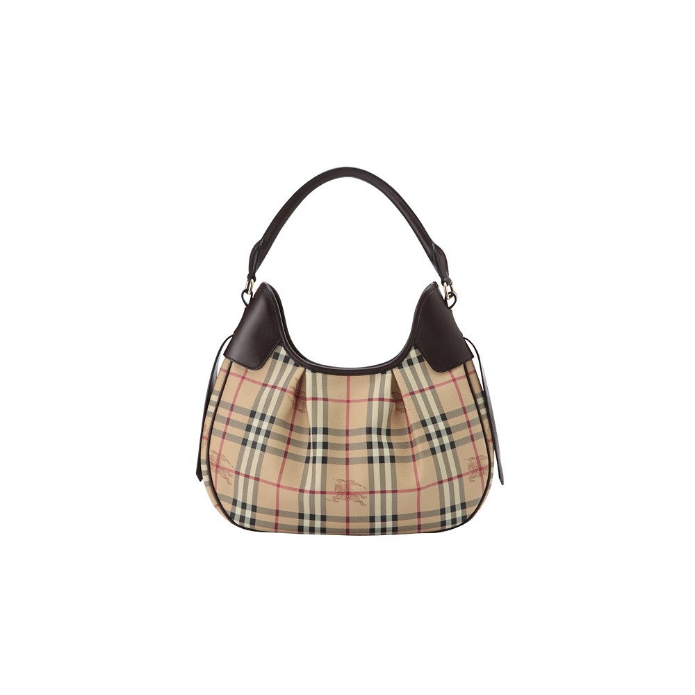 レンタル] レディース バーバリー PVC ショルダーバッグ ブラウン