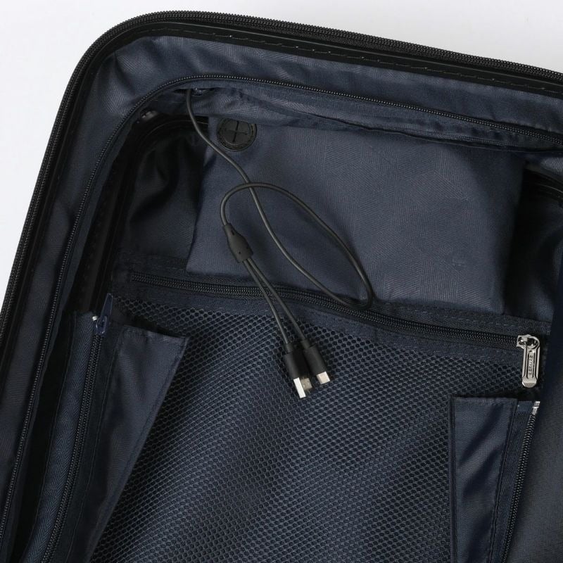 [レンタル] [1-3泊向けサイズ]BERMAS EURO CITY2 No.60295 フロントオープンファスナー38L 48cm ハードスーツケース ジェットブラックの宅配レンタル - 13