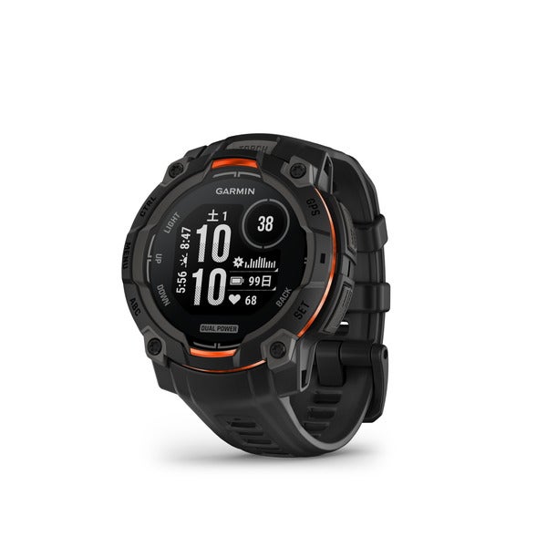 ガーミン(GARMIN) Instinct 3 Dual Power 45mm スマートウォッチ