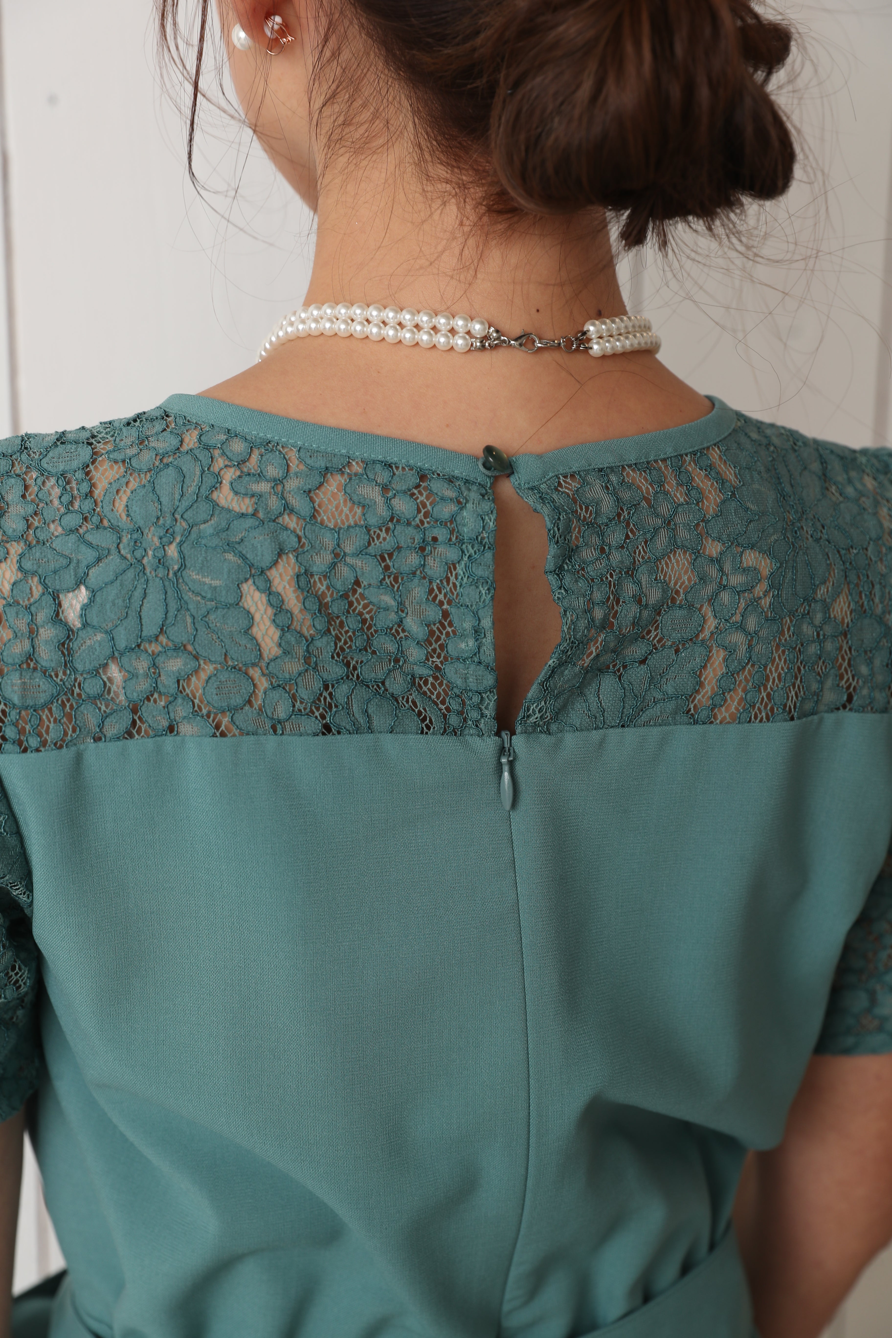 [レンタル] BELINDA DE CAPRIS 袖付きタックテーパード オールインワン パンツドレス ミントの宅配レンタル - 23