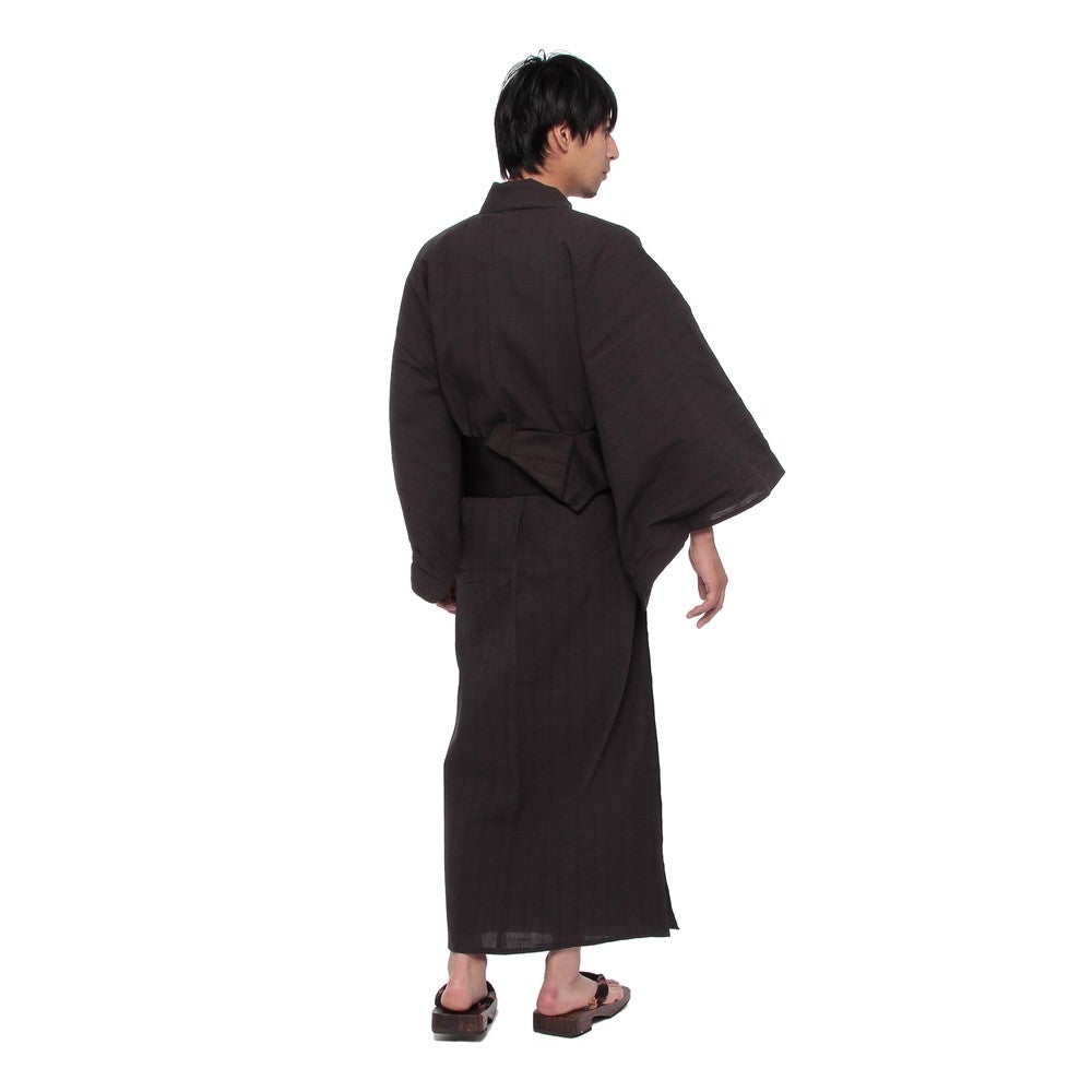 [レンタル] メンズ浴衣 フルセット 縦縞 身長目安175cmの宅配レンタル - 4