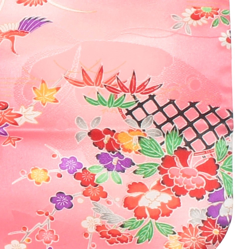 [レンタル] 七五三/節句 被布セット 3歳女の子 濃淡柄 鶴の宅配レンタル - 3