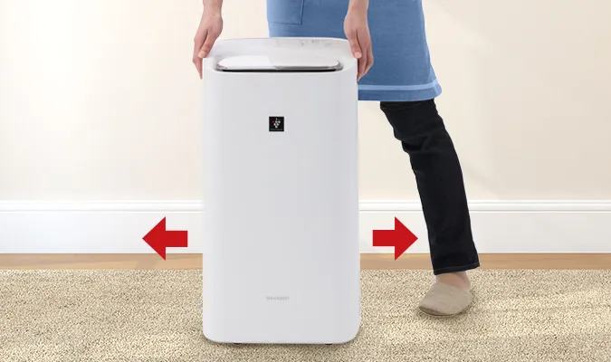[レンタル] シャープ 除加湿空気清浄機 プラズマクラスター25000 KI-SD50-W 5L ホワイト(空気清浄〜21畳 / 加湿〜最大11畳 / 除湿〜最大14畳) - 5
