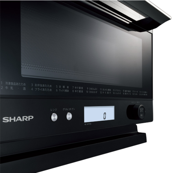 [レンタル] [18L]シャープ ワイドフラット オーブンレンジ PLAINLY ブラック RE-WF18A-B - 8