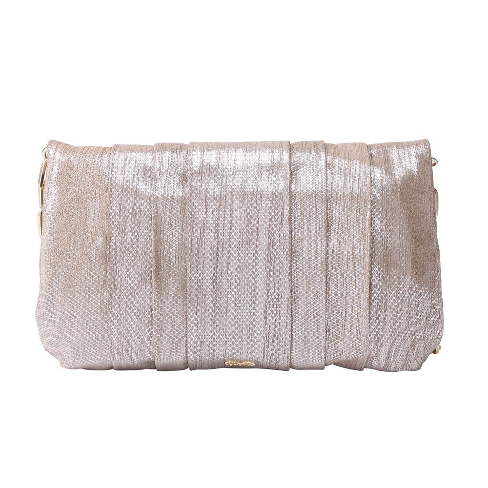 レディース アニヤハインドマーチ ロズリン・ヘアーメタリック・アンスラサイト ショルダーバッグ