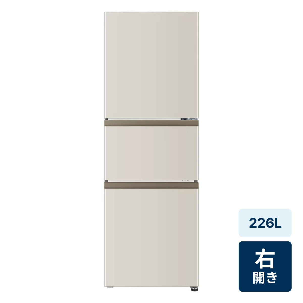 [レンタル] [226L][二人暮らし向け][右開き]アクア AQR-23A 冷凍冷蔵庫 - 4