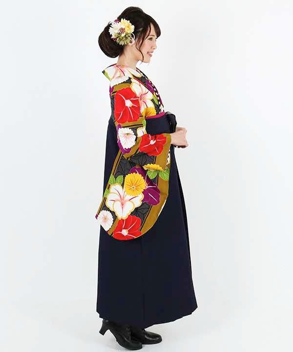 [レンタル] 【対応身長 165cm～173cm】卒業式 袴 レンタル フルセット 女性 袴セット-1516の宅配レンタル - 3