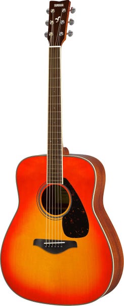 YAMAHA FG820 Autumn Burst アコースティックギター 初心者セット(ハードケース＋チューナー＋ピック＋予備弦付き)