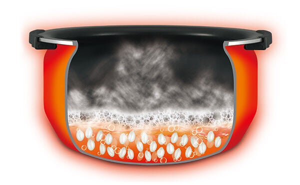 [レンタル] SHARP IHジャー炊飯器 PLAINLYシリーズ KS-HF10B (1～5.5合炊き) - 4