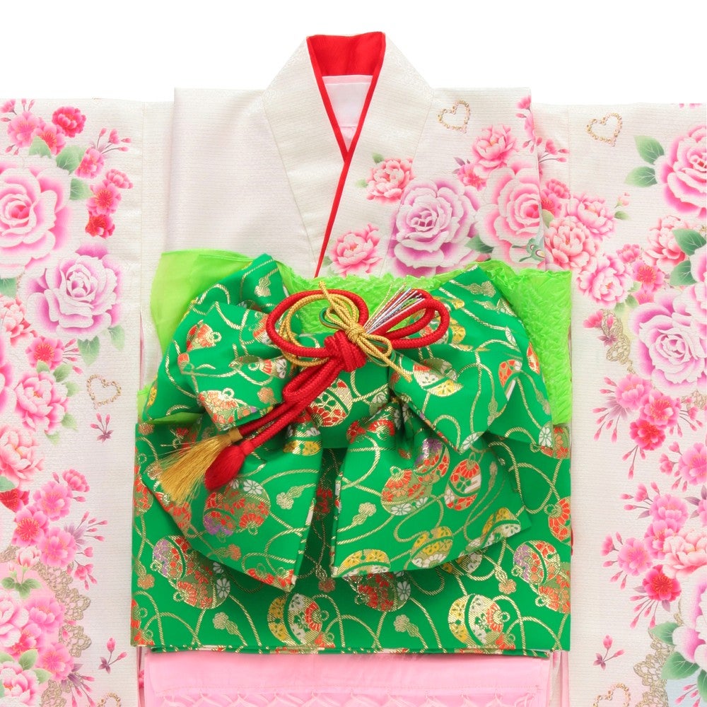 七五三/節句 着物セット 7歳女の子 キューティデビィル