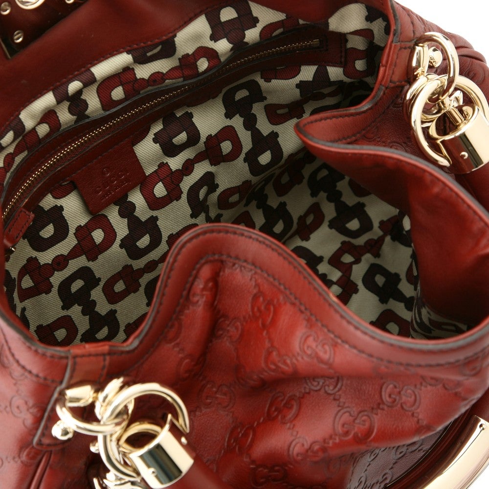 [レンタル] レディース グッチ バンブーショルダーバッグ シマレザー - 5