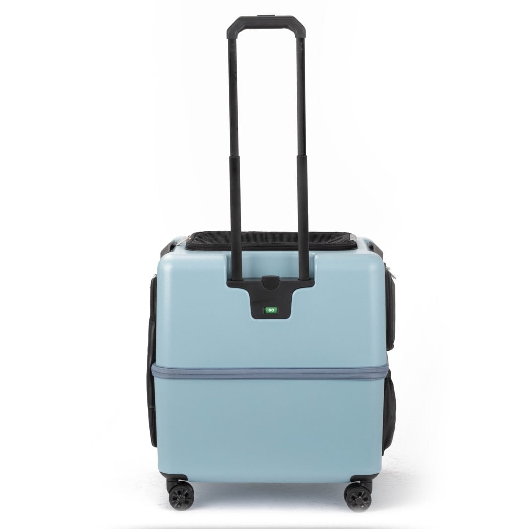 【一度のみ使用】PETiCO ぺットキャリー Lサイズ　サンドグレー PETiCO[ペチコ]ICO ペットキャリー サンドグレー×ホワイト/Lサイズ