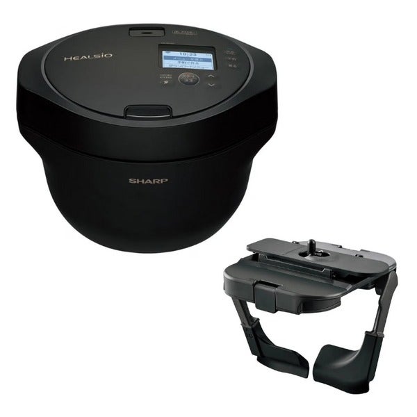 [新品]シャープ ヘルシオ ホットクック KN-HW16H 1.6L＋まぜ技ユニット もっとクックセット ブラック