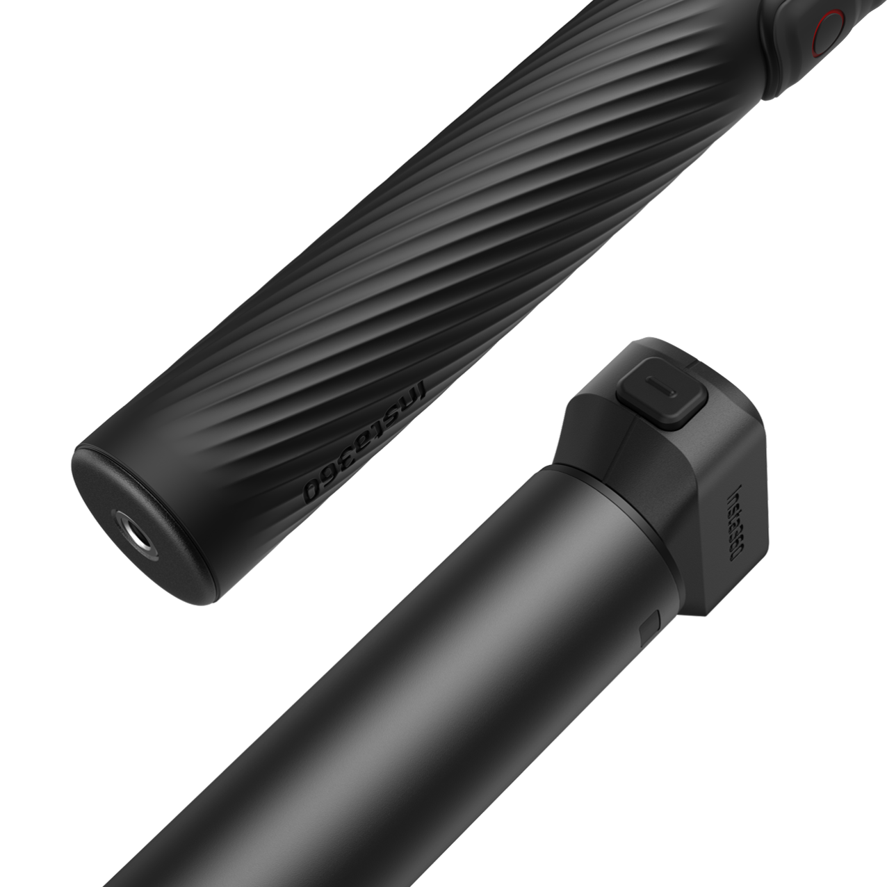 Insta360 X6 パワー自撮り棒 グリップ表面の質感 - 4