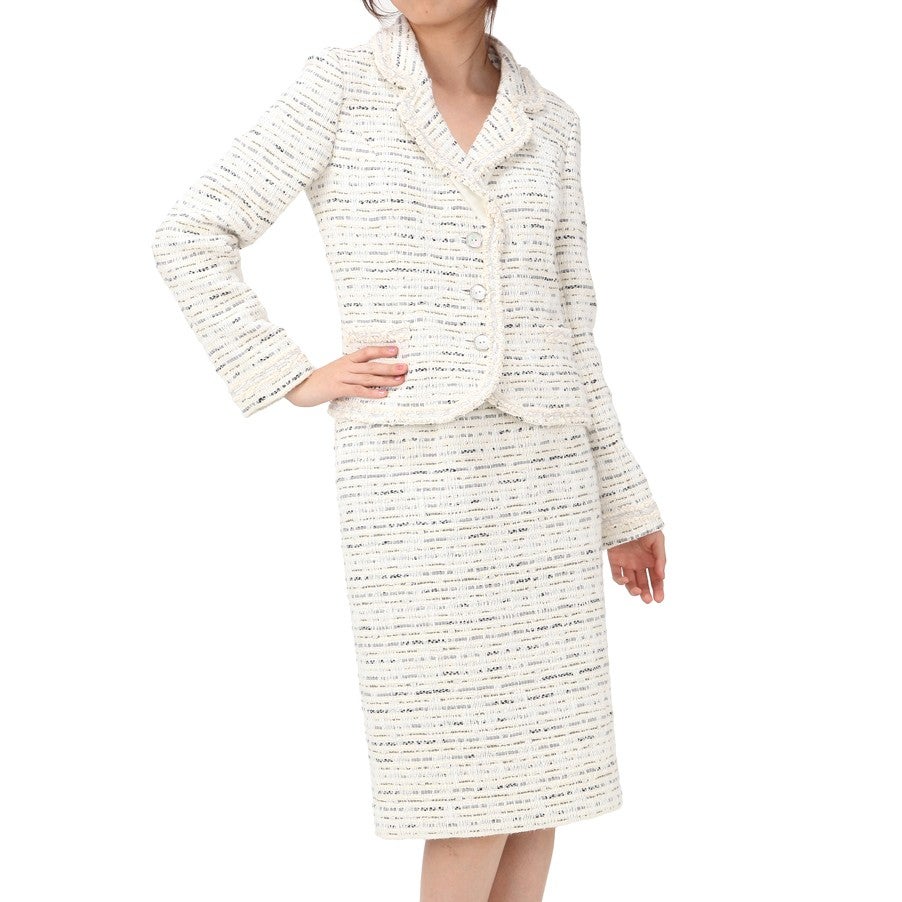 ハロッズスーツ　　ハロッズフォーマルスーツ レンタル] ハロッズ セレモニースーツ2点セット(ジャケット+スカート