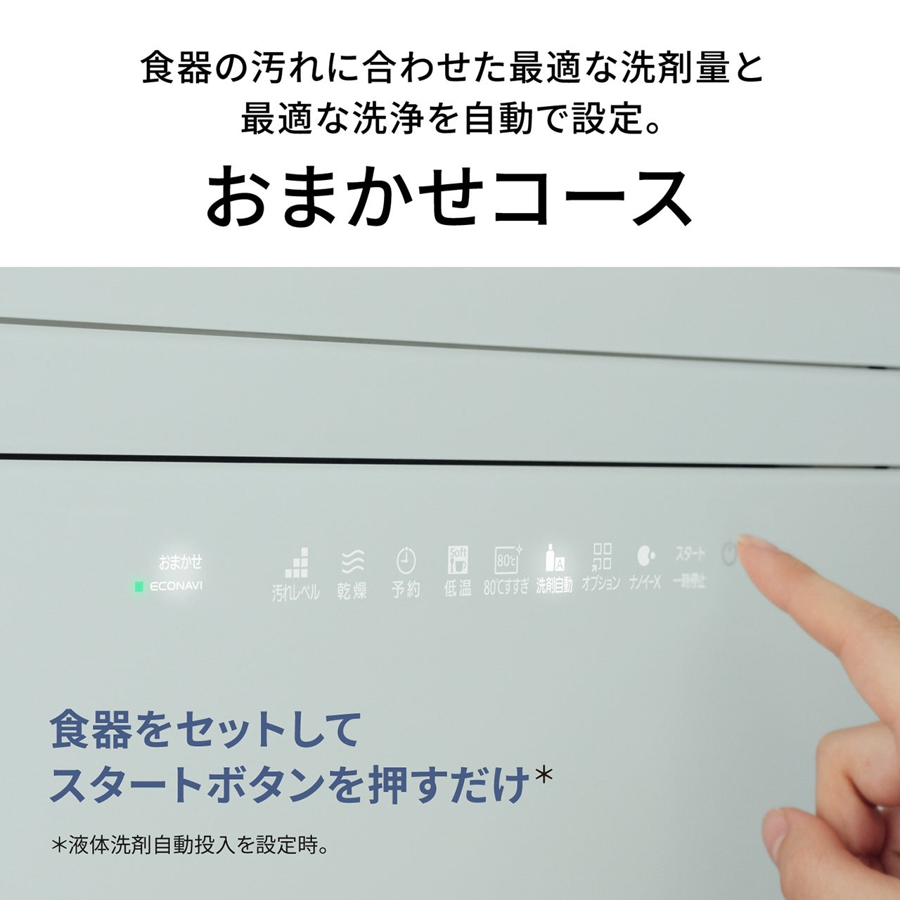 [レンタル] 【長期利用向け】[～食器40点][新品]パナソニック 食器洗い乾燥機 NP-TZ500 分岐水栓対応 5人分 ホワイト - 11