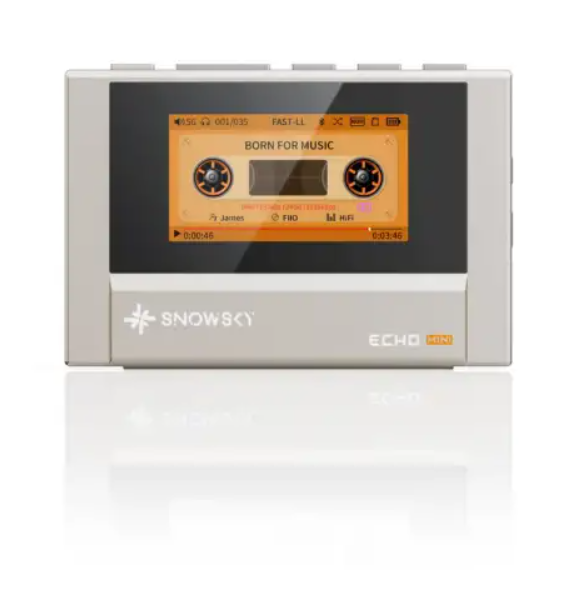 [レンタル] Fiio Snowsky ECHO MINI デジタルオーディオプレーヤー チタニウムゴールド
