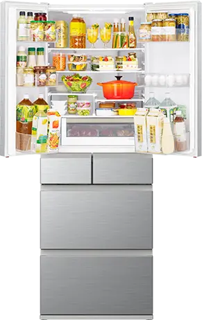 レンタル] [540L][ファミリー向け][観音開き]日立 冷凍冷蔵庫 R-H54T