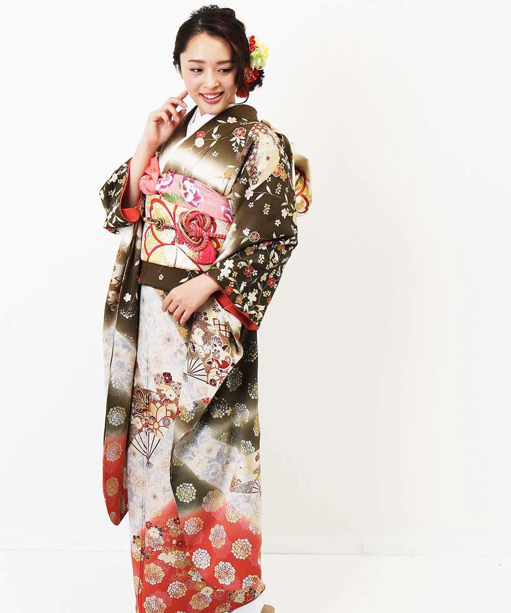 [レンタル] 【対応身長154-169cm】レンタル振袖フルセット-805の宅配レンタル - 2