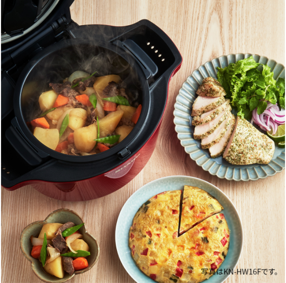 [レンタル] シャープ ヘルシオ ホットクック KN-HW24F-R レッド 2.4L容量 - 10