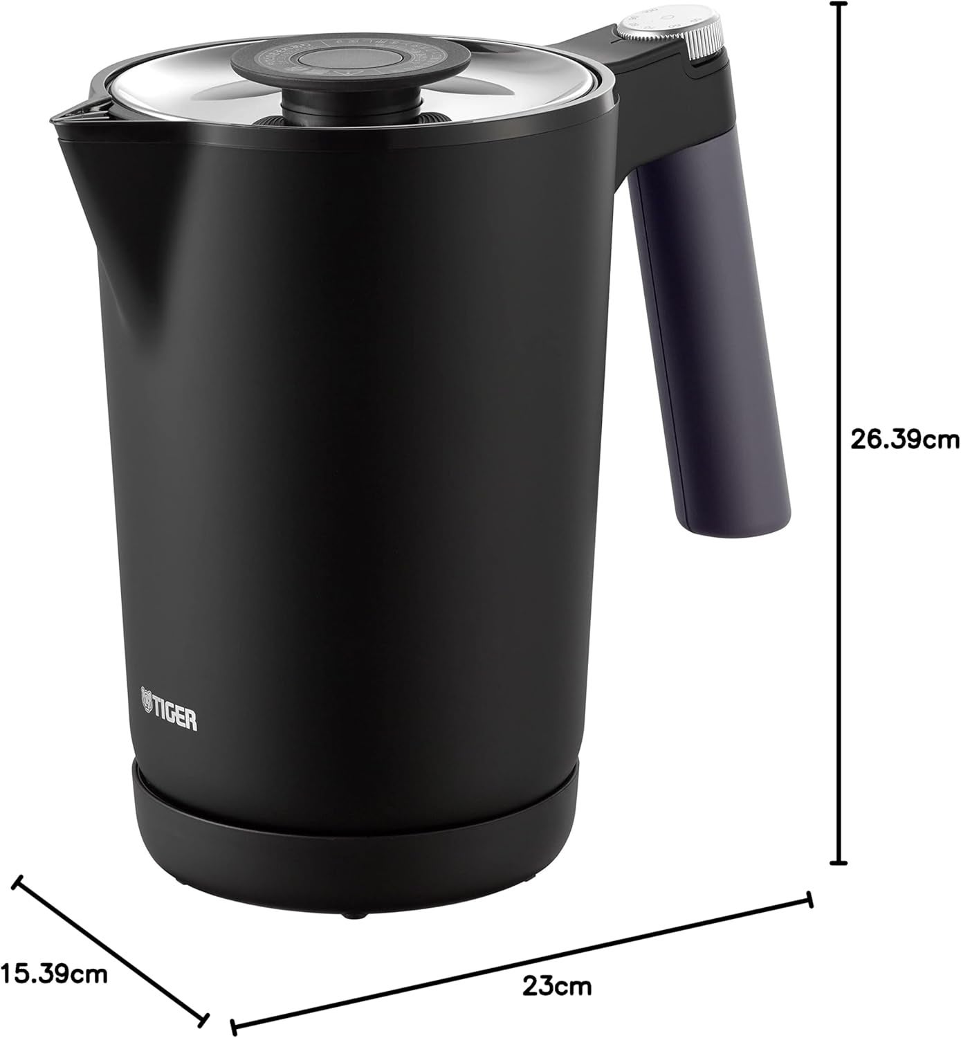 [レンタル] タイガー魔法瓶 蒸気レス電気ケトル （温度調節機能つき） PTQ-A100 - 10